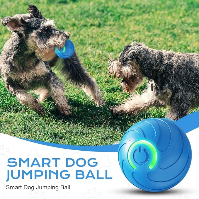 hoehew Vibrating Dog Ball, 2025 New Moving Dog Ball, Upgraded Interactive Dog Ball, Automatic Bouncing Ball Toy for Pet, Shaky Ball Toy for Small Dogs and Cats (a-Orange)