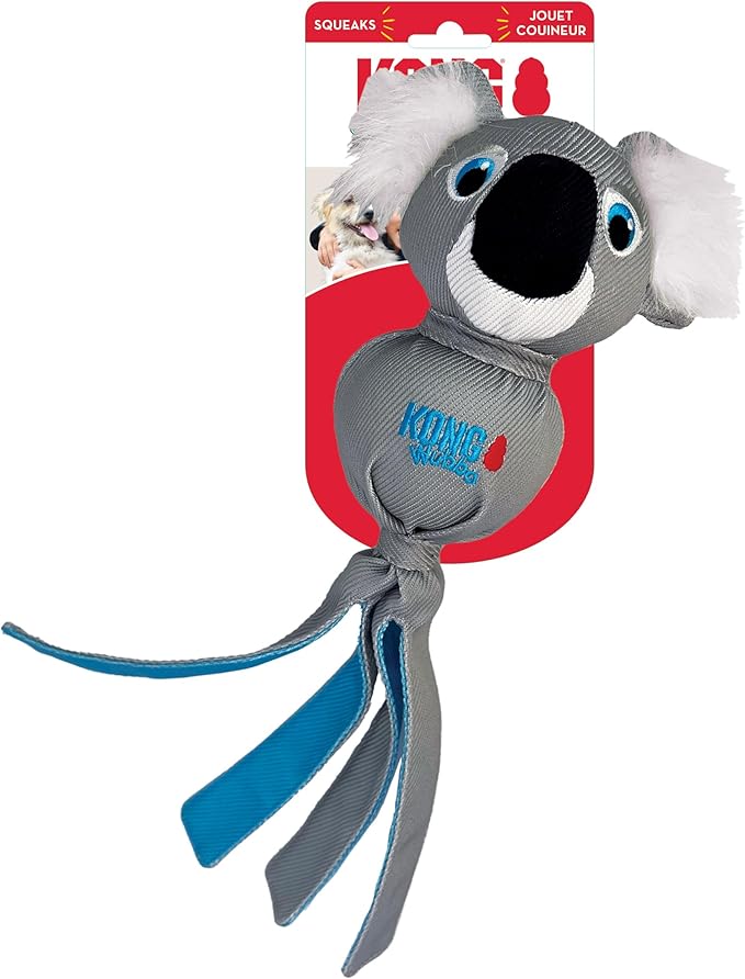 KONG Wubba Zoo Assorted Animal Dog Toy (Koala)