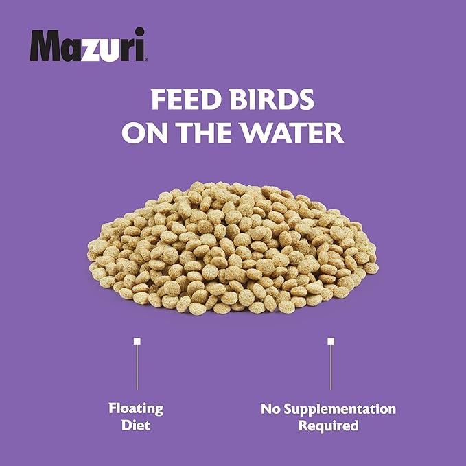 Mazuri Waterfowl Maintenance Food for Ducks & Geese | 5 Pound (5 LB) Bag