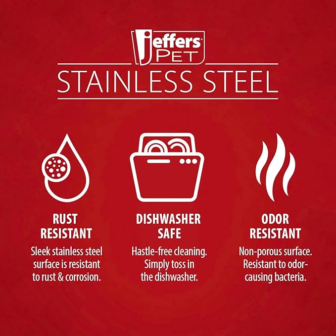 Jeffers Pet Stainless Steel Coop Kennel Cup with Screw On Clamp, 20 Oz – Durable, Rust Resistant Hangable Water & Food Feeder for Kennels, Coops & Cages - Chickens, Duck, Rabbits, Small Animals