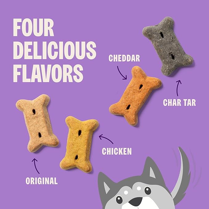 Wellness Old Mother Hubbard Classic Original Mix Dog Biscuits, Natural Training Treats, 4 Flavors, Small Size, 20 lb Box