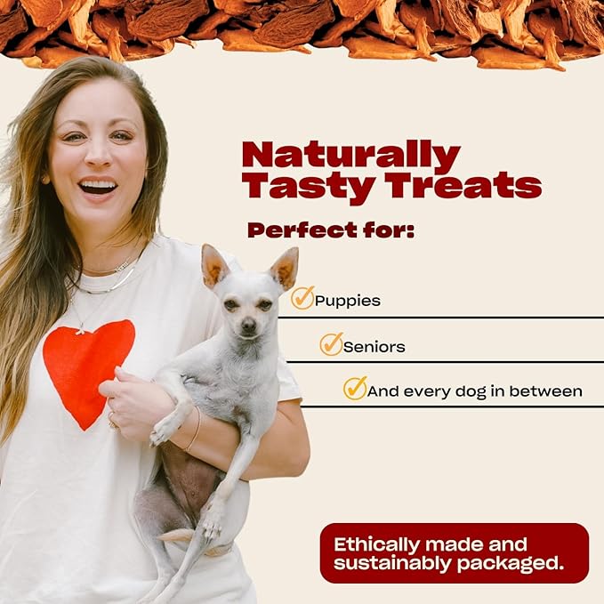 OH NORMAN! Two-Ingredient Pumpkin Dog Treats by Kaley Cuoco, Healthy Dog Treats for All Life Stages and Breeds, Air Dried, Ethically Sourced in Canada, 6 Oz