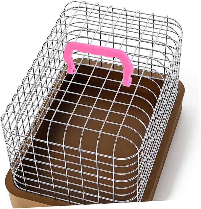 Levemolo 20pcs Portable Birdcage Handles Plastic Handles for Pet Cage Safe and Easy to Carry Suitable for Guinea Pigs Birds Hamsters