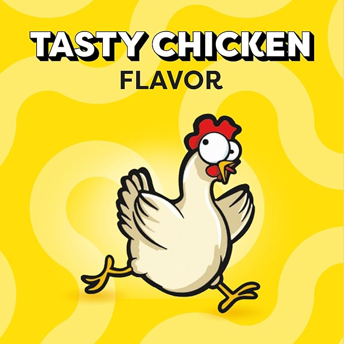 Temptations Jumbo Stuffed Cat Treats, Crunchy and Soft Cat Treats, Tasty Chicken Flavor, 5.3 oz. Pouch (Pack of 10)