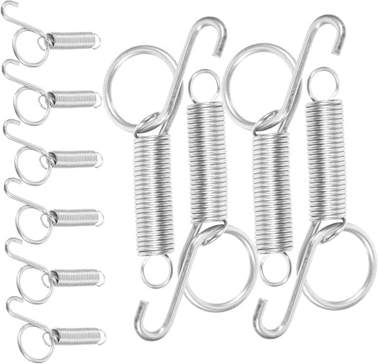 HANABASS 10pcs Cage Door Spring Hook Easy Install Pet Cage Hook for Securely Fixing Chicken Pigeon and Animal Enclosures