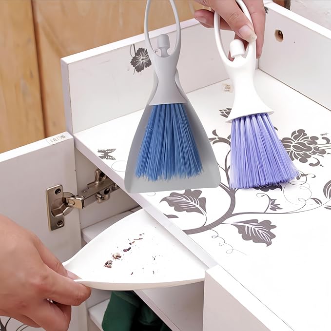 7 Pcs Bird Cage Cleaning Brush Kit Stainless Steel Poop Remover Bird Cage Long Handle Shovel Cleaner, Bird Cage Tool Accessories Supplies for Small Animal Cag