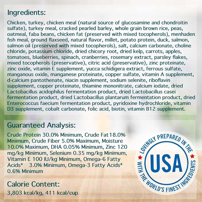 Chicken Soup for The Soul All Natural Premium Dry Puppy Food, Real Meat First Ingredient, No by-Products, Supports Brain Development & Strong Bones & Teeth, Chicken, Turkey & Brown Rice, 13.5lb