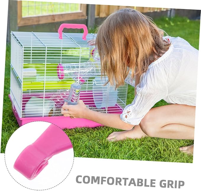 DECHOUS 12pcs Detachable Plastic Handles for Pet Cages Lightweight and Ergonomic Design for Easy Carrying Compatible Dog Crates Cat Cages and Birdcages for Storage and Cleaning