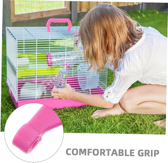 12pcs Plastic Pet Cage Handles Detachable and Easy to Install for Crates Birdcages and Cat Carriers Comfortable Grip and Robust Design