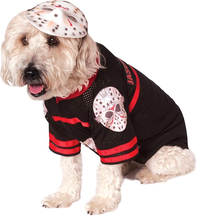 Rubies Friday the 13th: Jason Voorhees Pet Costume for For Dogs or Cats, Large