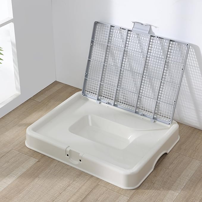 Smart Paws Pet Training Tray with Collector Dog Toilet Puppy Training Pads Holder (Grey)