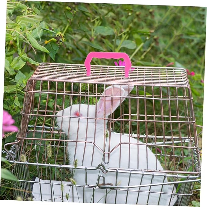Happyyami 20pcs Detachable Plastic Bird Cage Handles Portable Hamster Cage Lifting Handles for Outdoor Use Lightweight and Design for Easy Carrying