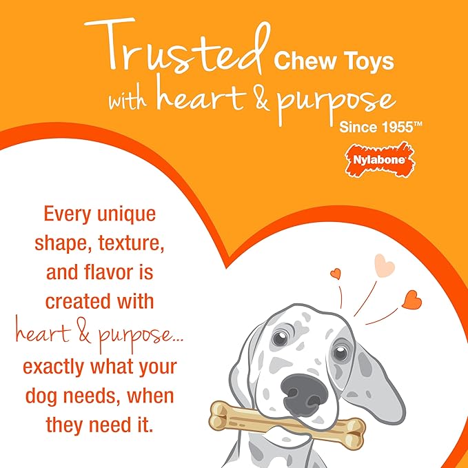 Nylabone Teething Rings Puppy Power Chew Toy for Puppies, Soothing Puppy Teething Bone, Enrichment Toy for Puppies, Bacon Flavor, Small Dogs - Up to 25 Ibs, 1 Count