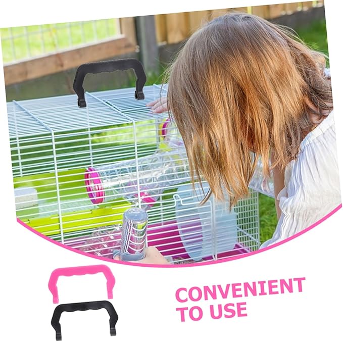 BESPORTBLE 20pcs Replacement Handles for Pet Cages Plastic Birdcage Hamster Cage Handles Outdoor Crate