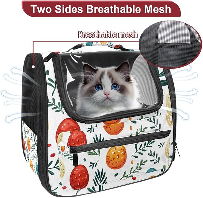 Spring Easter (2) Traveler Backpack Pet Carriers for Cats and Dogs