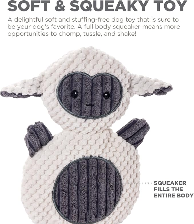 Outward Hound by Charming Pet Animates Lamb Plush Squeaky Dog Toy
