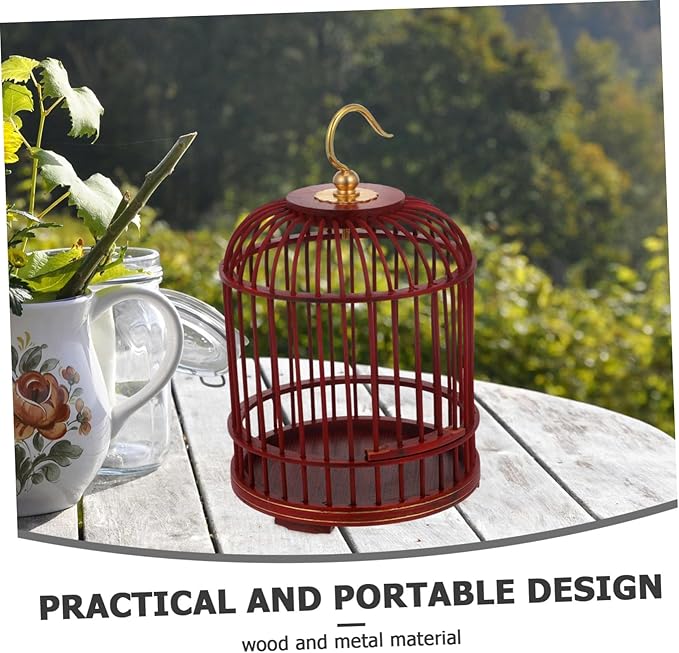 UKCOCO Decorative Bird Cage for Small Animals Stylish Capacity Safe Locking Door for Indoor and Outdoor Use for