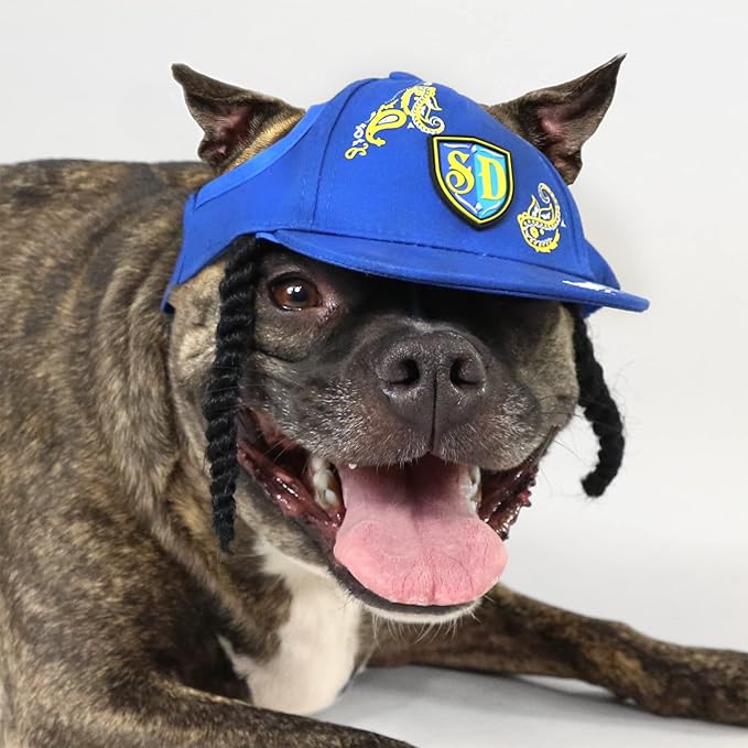 Snoop Doggie Doggs Deluxe Pet Baseball Hat, Halftime, X-Large