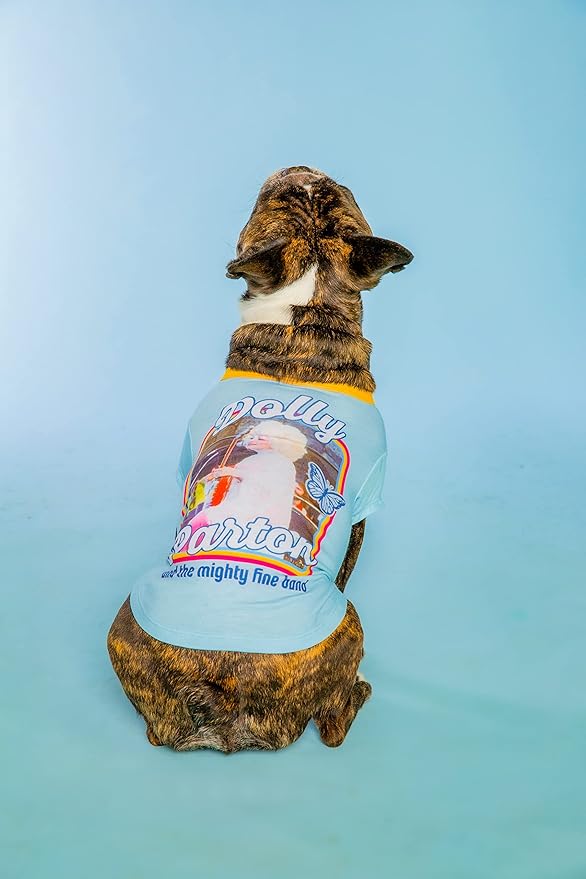 Doggy Parton Blue Dolly & The Mighty Fine Band Shirt for Pets - S (22120726)