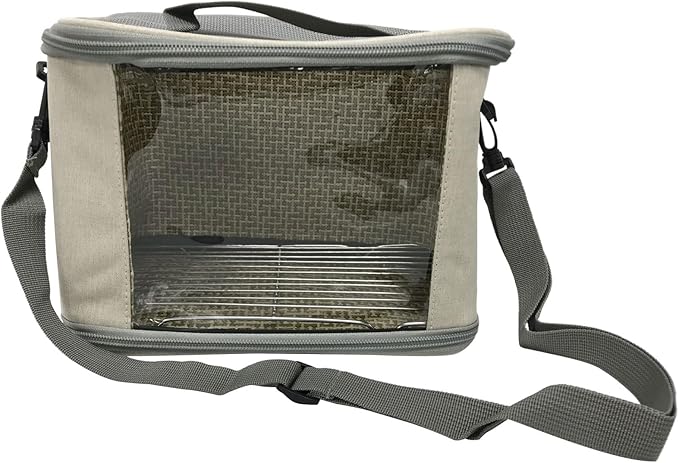 Fabric Carrier Bag for Small Animal Breathable Outgoing Bag Travel Cage Waterproof & Foldable Cage for Chinchilla Bird Cages for Cockatiels with Stand Bird Cage Accessories for Cockatiels