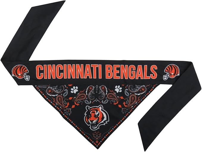 Littlearth NFL Reversible Pet Bandana - Officially Licensed Teams, Sizes XS to XL