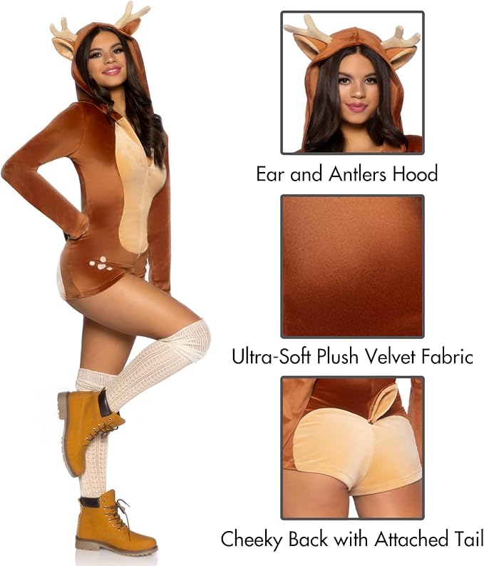 Leg Avenue Women's Assorted Cuddly Animal Costumes