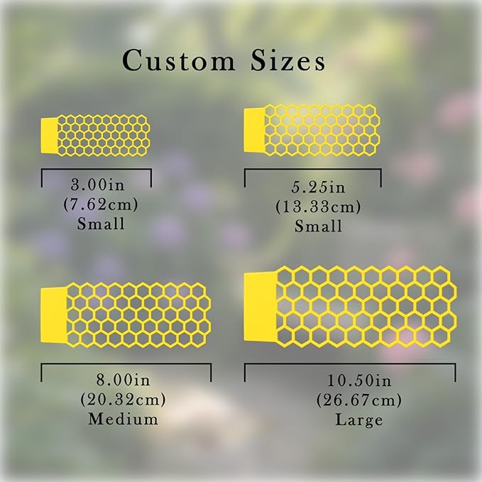 Bnesi Personalized Bee and Birds and Hamsters Ladder, Custom Reptile Tank Accessories, Customized Small Aquarium and Birdcage Decor, Free Choice of Size and Color