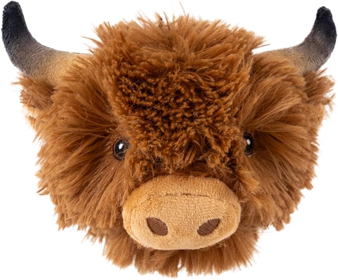 Tall Tails 2-in-1 Fetch Ball Dog Toy, Highland Cow