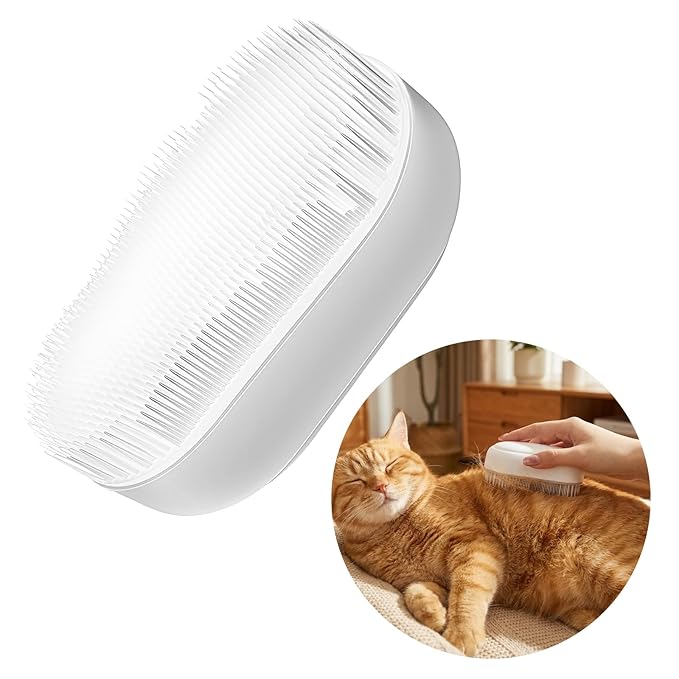 Soft Fur Cat Brush 1000+ Barbed Serrations Gentle Cat Tongue Brush Perfect for Sensitive Cats for Daily Grooming and Enhancing Intimacy