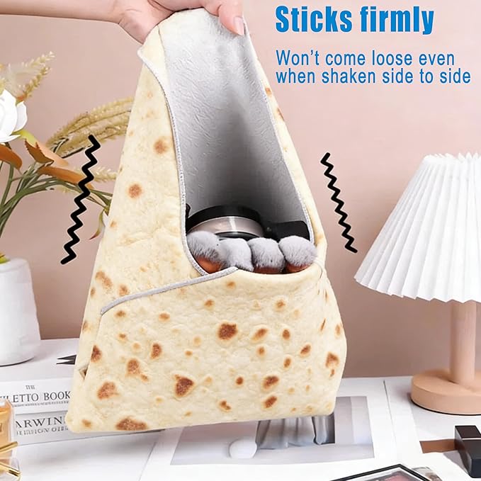 Burrito Print Cat Grooming Wrap for Cutting Nails, 27.6" Cat Swaddle for Medicine, Nail Clipping, Teeth Brushing, Ear Cleaning