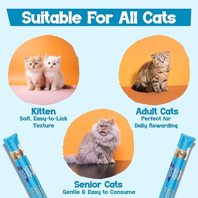 Beefeaters Tuna Pure Cat Treats 1.59oz (12 Pack) | Lickable Squeeze Tube Treats, Grain-Free, No Added Sugar, Real Tuna, Taurine-Enriched, Ideal for Bonding, Seniors, Toppers & Everyday Treating