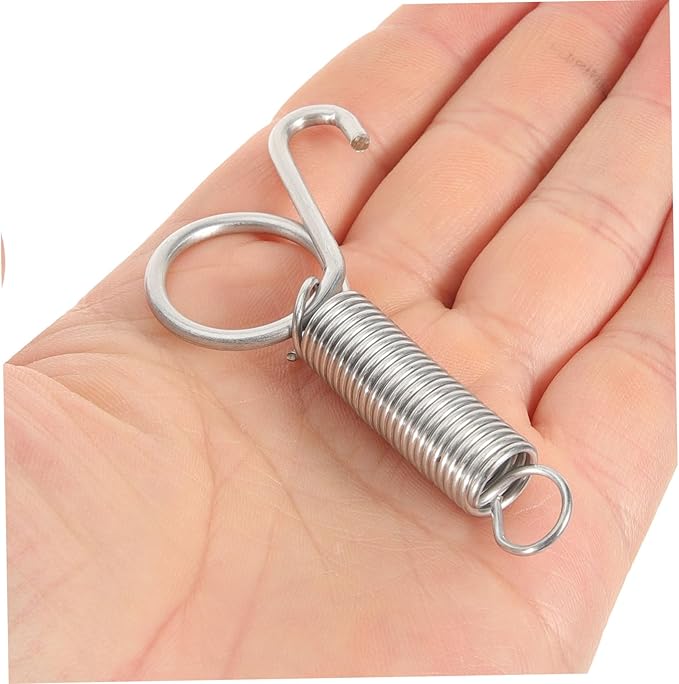 LIOOBO 10pcs Multi-Purpose Rabbit Cage Door Spring Hook Feeder Hanger for Bird Cages and Animal Habitats Easy to Install and Secure