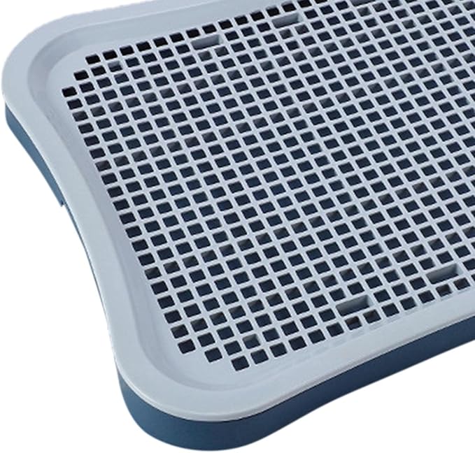 Pet Cat Training Toilet Tray Potty Easy to Clean Litter Bedding Box Urinal Dog Potty Tray Pee Pad for Small Animals Pets Accessories, Cyan