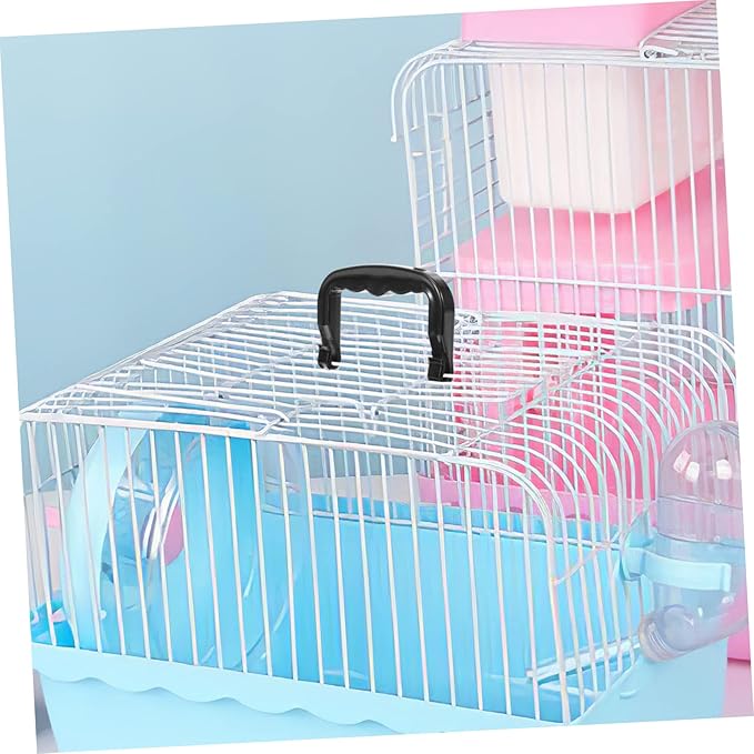 Milisten 5pcs Portable Birdcage Handles Plastic Carrying Grippers for Pet Carrier and Hamster Cage Accessories Easy to Install and Comfortable Grip for Animals