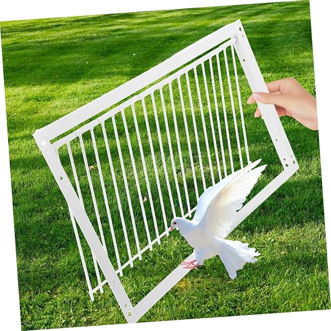 BESPORTBLE Stainless Steel Pigeon Cage Door Bird Accessory Pigeon House Door Bird Cage Entry