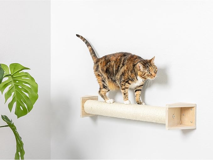 Armarkat Cat Wall Climber Series: Scratching Post W1907D, Natural Beige Medium