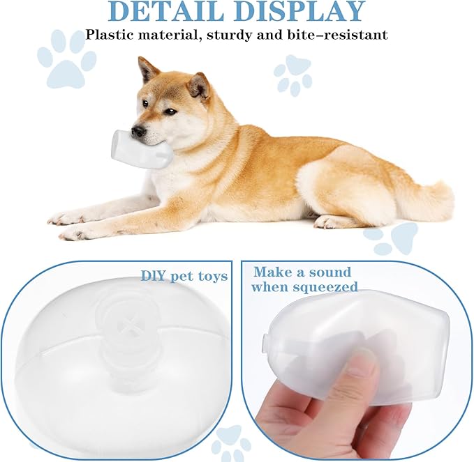 30 Pack Large Replacement Squeakers for Dog Bulk Pet Squeakers for Repair Squeaky Cat Fix Noise Maker Insert Supplies