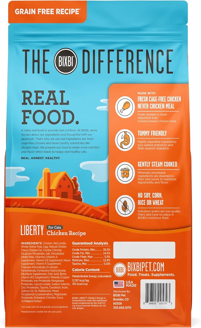 Liberty Dry Food Chicken Recipe for Cats, 3lb