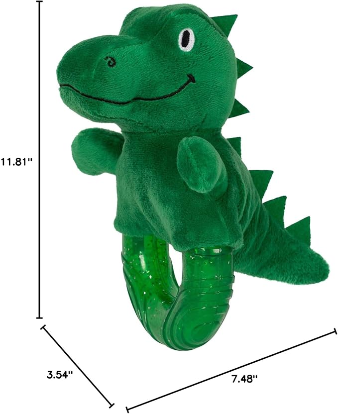 Fringe Studio Rubber Dog Toy, Unleash THE Dino, Pet Shop Collection (519080)