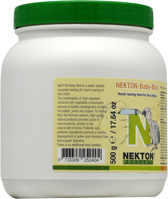Nekton-Baby-Bird Handfeeding Formula For Birds 500g (17.6oz)