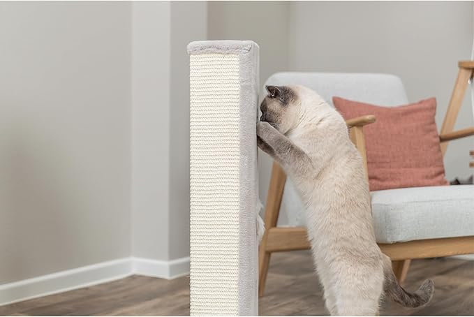 TRIXIE Soria Scratching Column Grey Cat Furniture, 31.5" H
