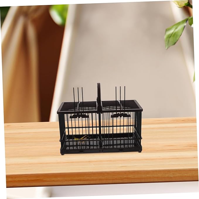 BESPORTBLE Hanging Plastic Pet Habitat Cage for Crickets Grasshoppers Hamsters Hummingbirds Lightweight Easy to Enclosure for Small Animals Vintage Decorative Design