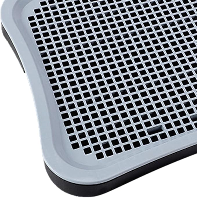 Pet Cat Training Toilet Tray Potty Easy to Clean Litter Bedding Box Urinal Dog Potty Tray Pee Pad for Small Animals Pets Accessories, Black
