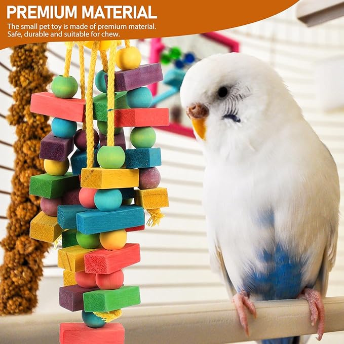 Parakeet Chew and Cockatiel Molar Natural Bird Cage Accessories for Small to Medium Parrots