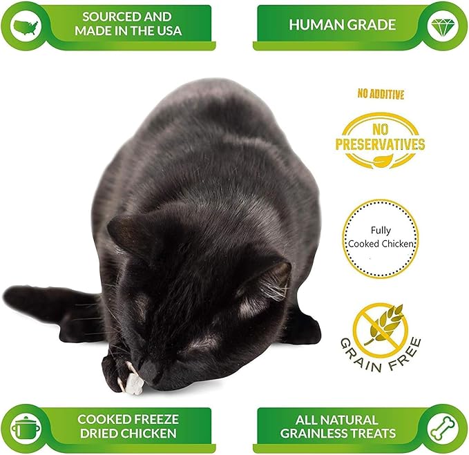 Life Essentials by Cat-Man-Doo | Chicken Littles - 5oz Bag | Freeze Dried Chicken Cat & Dog Treats | Healthy, Single Ingredient, Training Treats, High Protein