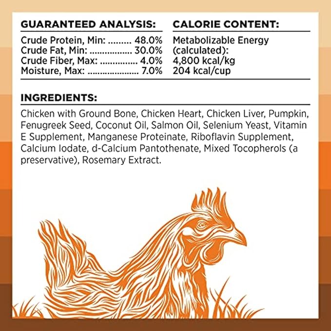 BIXBI Liberty Freeze-Dried Dog Food Topper & Treats, Chicken – 98% Meat & Organs, No Refrigeration – USA Made, 26 oz