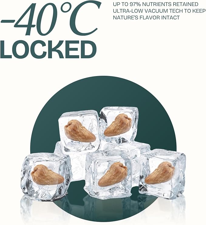 Freeze Dried Chicken Heart Cat & Dog Treats for Training, Healthy High Protein Limited Single Ingredient Pet Food Snacks for Small, Medium, and Large Dogs Cats (Raw Chicken Heart Cubes, 8oz)