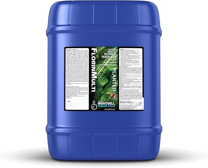 Brightwell Aquatics FlorinMulti - Multi-Nutrient Supplement for Planted Aquariums - Supports Healthy Growth, Macro & Trace Elements, Ideal for Shrimp & Plants, 20L