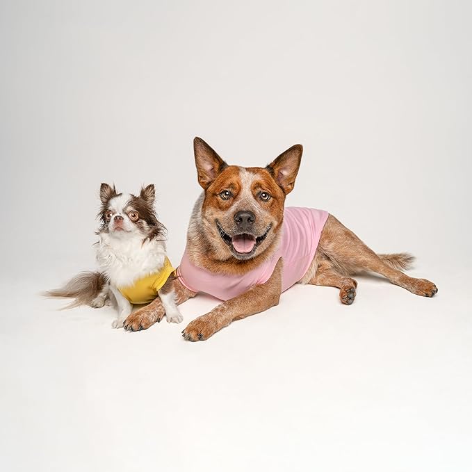 Love My Grandma Mother's Day, Valentine's Day Dog Tee Shirt Sizes for Puppies, Toys, and Large Breeds (Baby Pink, Medium 399)