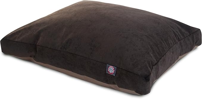 Majestic Pet Villa Rectangle Dog Bed Washable – Non Slip Comfy Pet Bed – Crate Bed with Removable Washable Cover – Kennel Bed for Sleeping, Polyester Fiber, X-Large, Storm